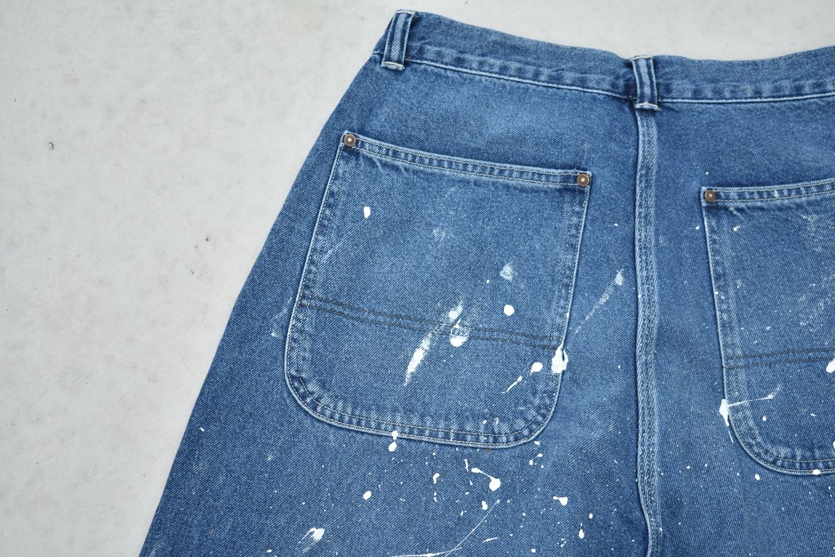 ベルパンツ ペイントのバックポケット