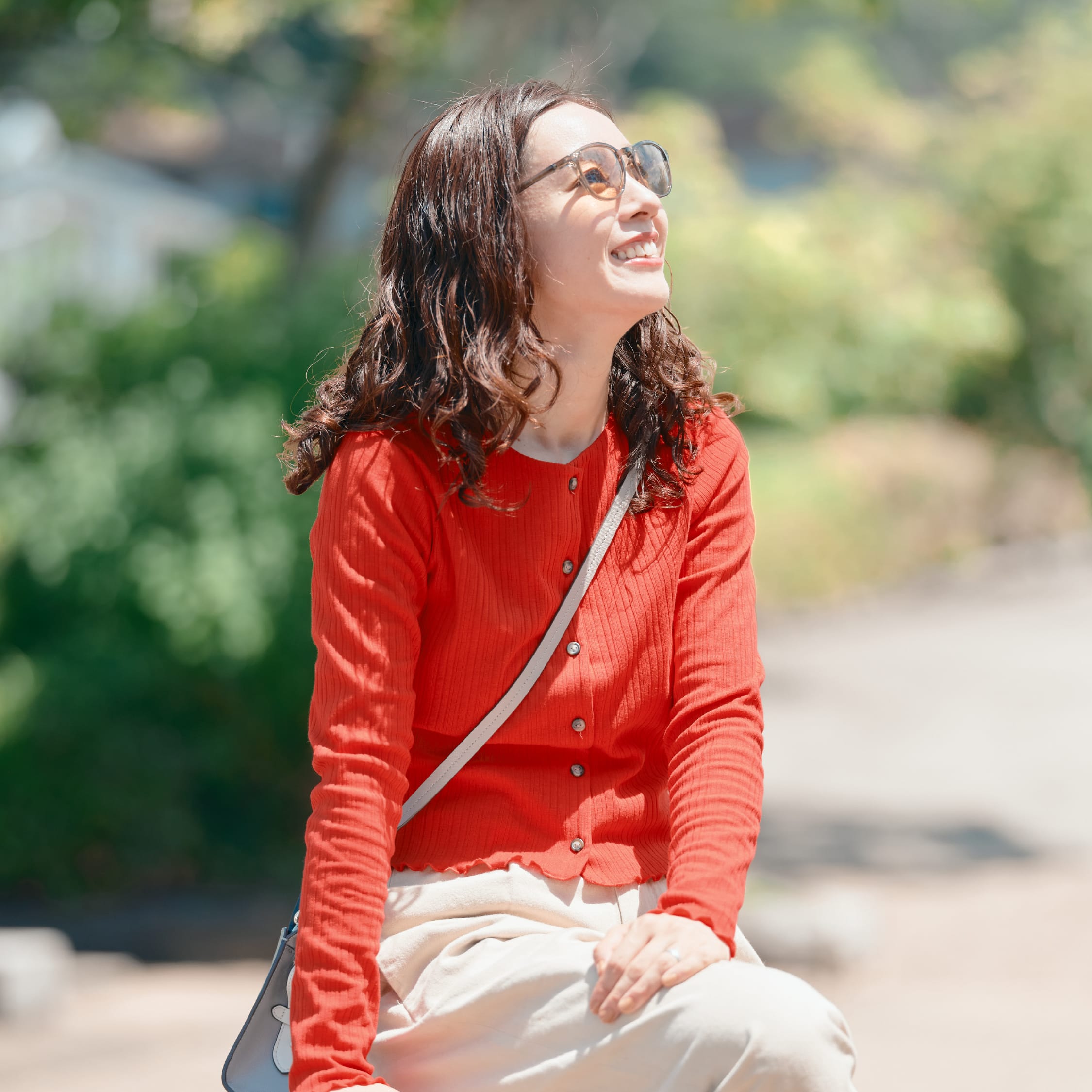 SOLAIZサングラス着用イメージ