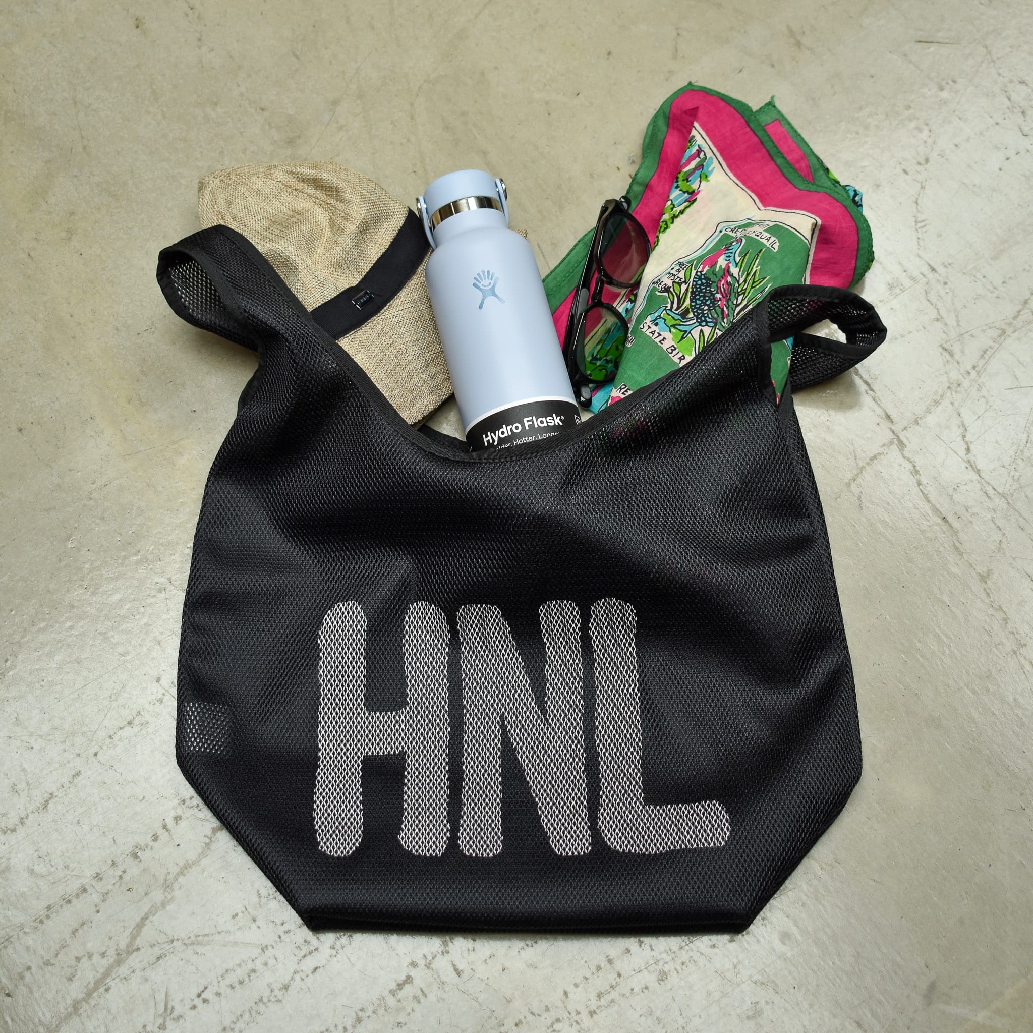HNL Mesh Bag 容量イメージ