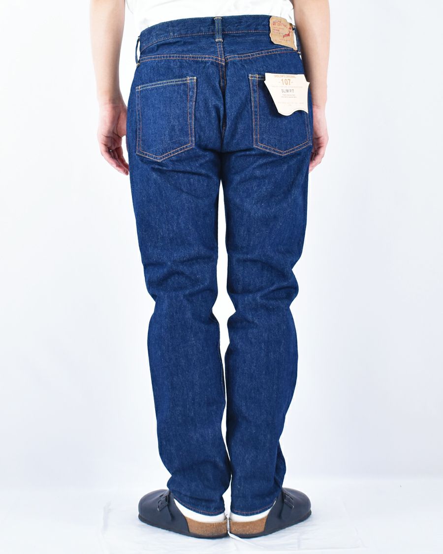 【新品未使用】orSlow 107 スリムフィットデニム サイズ 新品タグ付き orslow 107 スリムフィットデニム ONE WASH | FRENCH Bleu .rooms