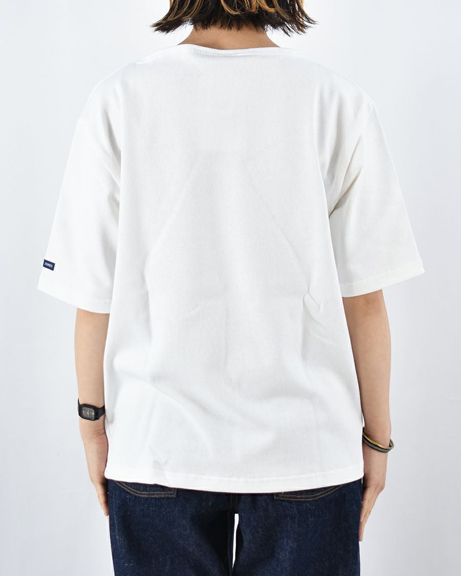 SAINT JAMES ウエッソン半袖バスクTシャツ | FRENCH Bleu .rooms
