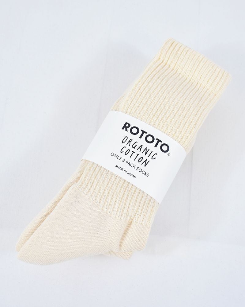 [rototo]3点 ROTOTO（ロトト） R1622 3 PACK EVERYDAY ATHLETIC SOCKS 3パック