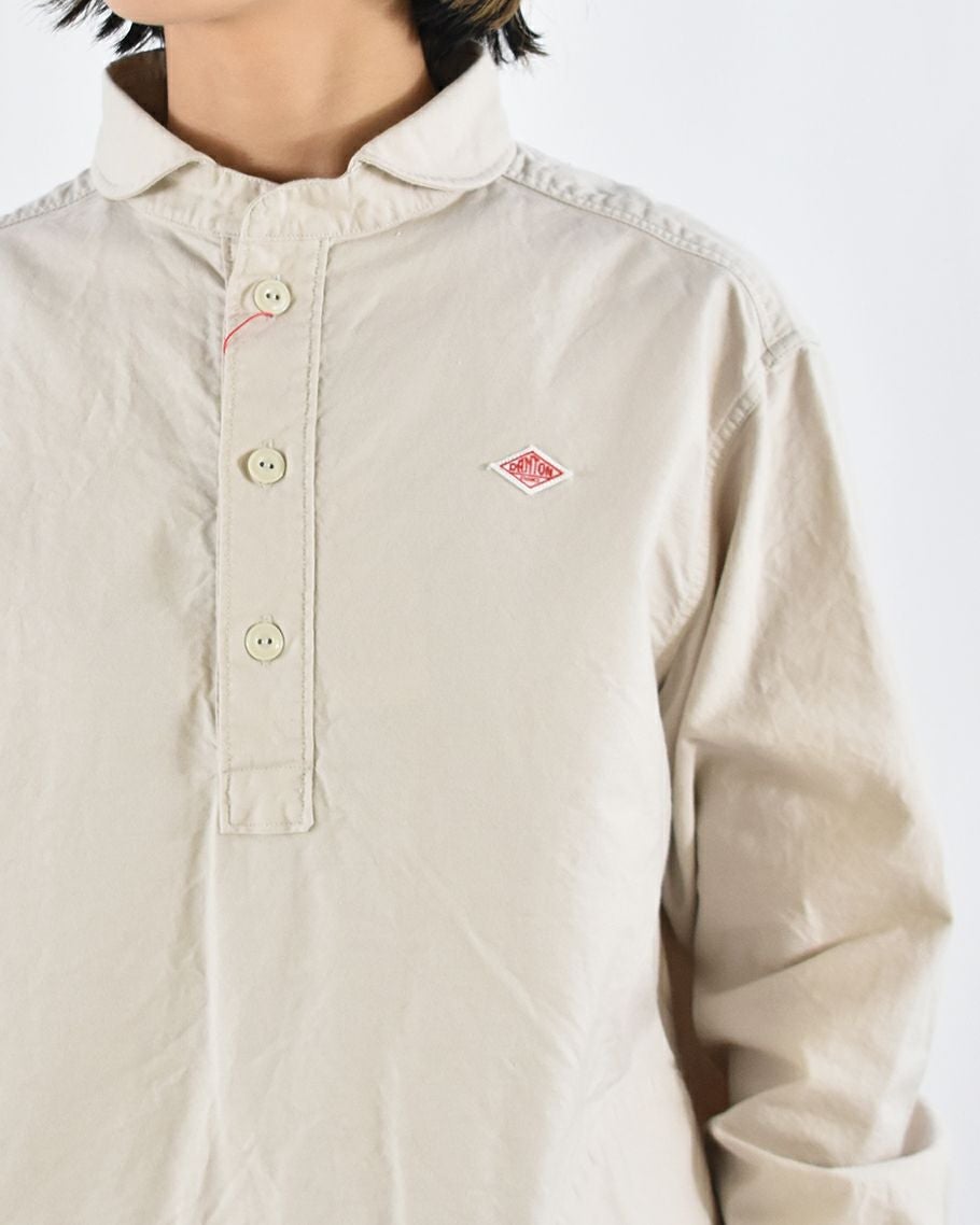 美品✨ ディセンダント プルオーバー コットン シャツ 厚手生地 長袖 XL DANTON オックス長袖プルオーバーシャツ | FRENCH Bleu .rooms