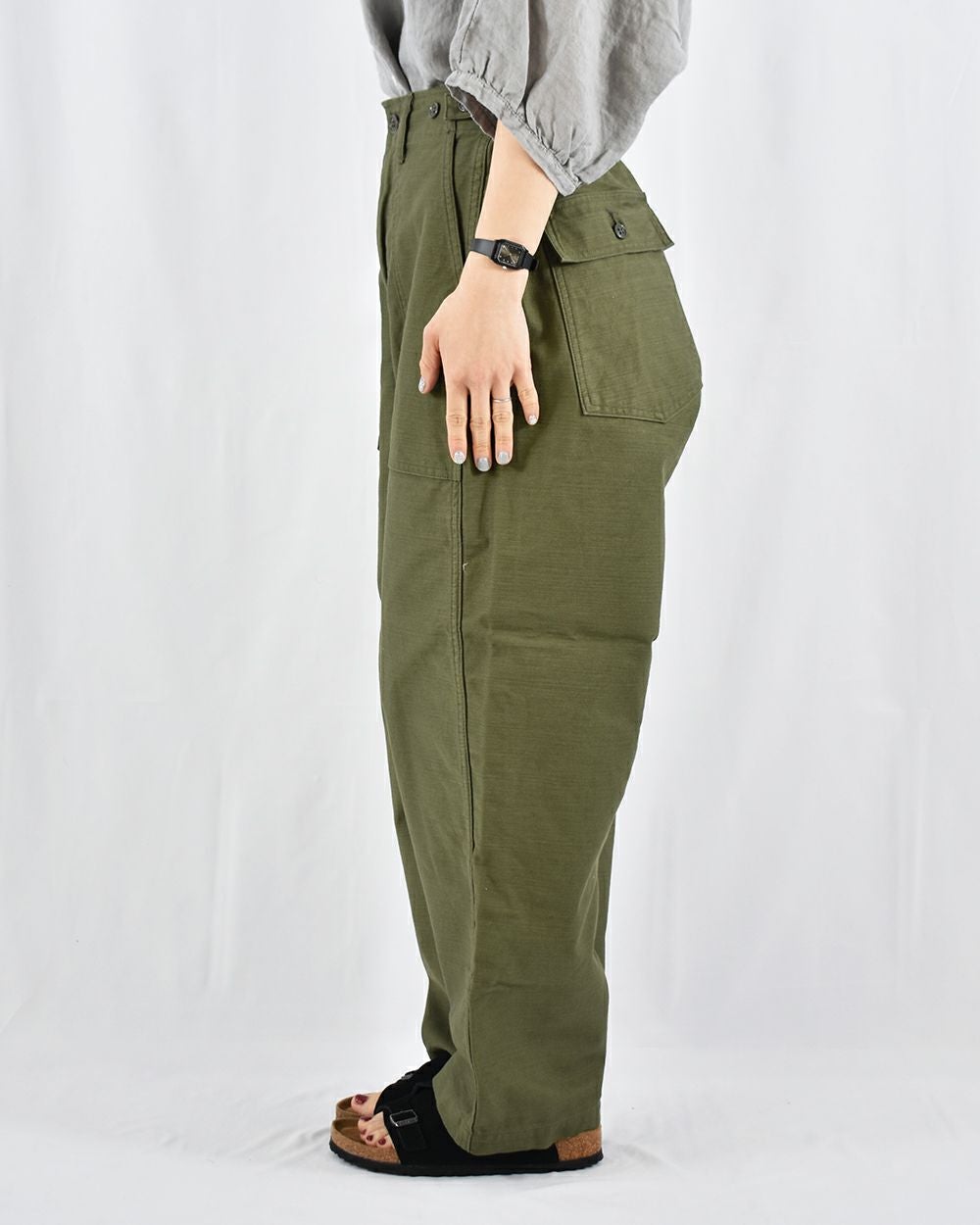 ORDINARY FITS ジェームスファティーグパンツ BACK SATIN | FRENCH