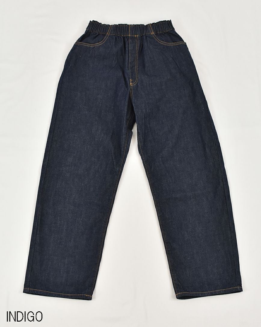 DANTON 11oz カラーデニムイージーパンツ | FRENCH Bleu .rooms