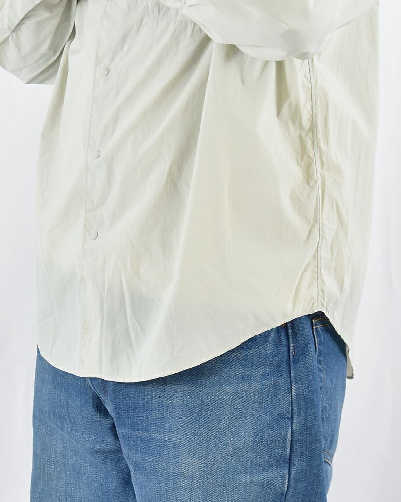 DANTON ナイロンタイプライタードットボタンB.D.長袖シャツ MENS