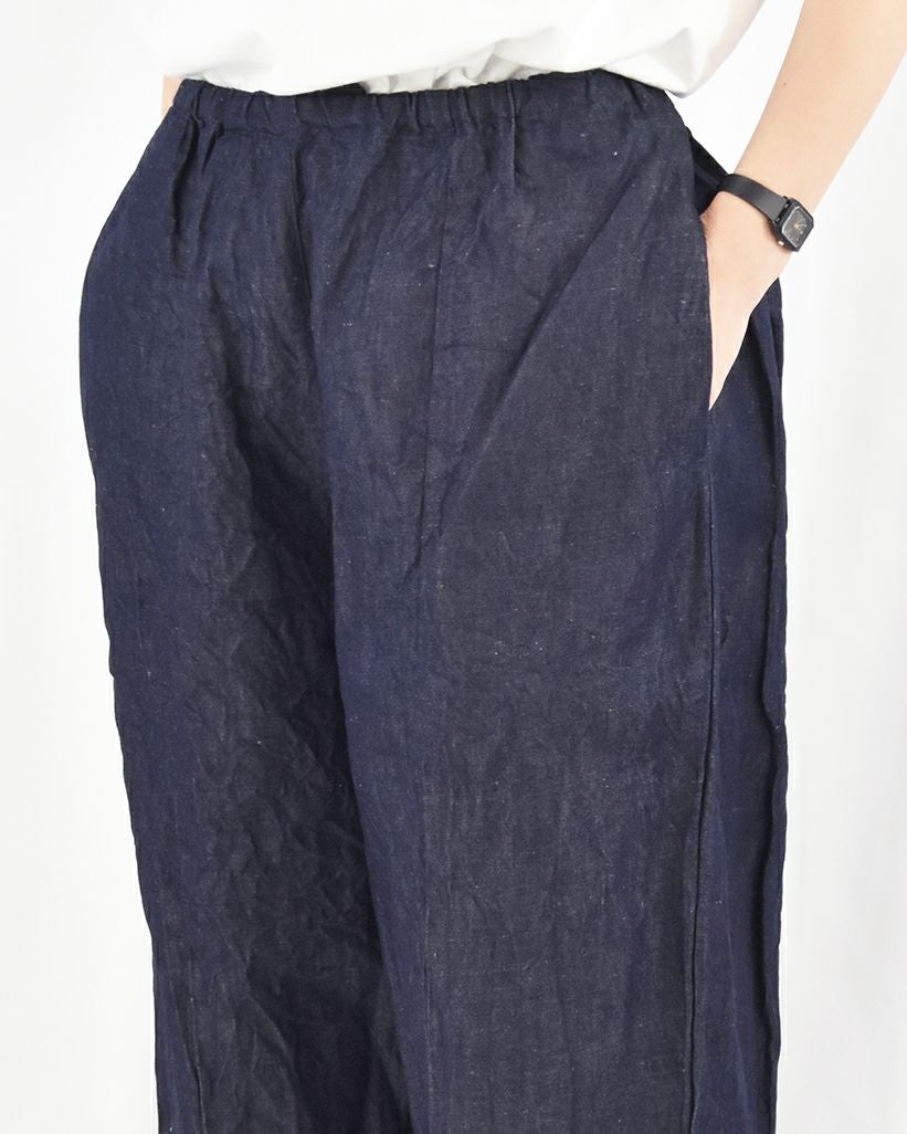 Gauze＃ ライトデニムチャーリーパンツ | FRENCH Bleu .rooms