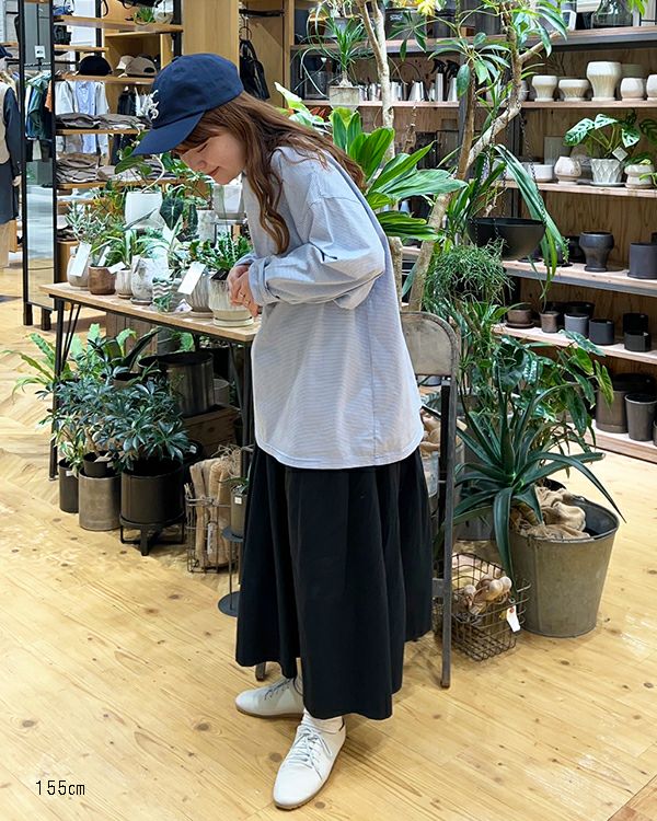 mozo店限定】FRENCH Bleu 細ボーダーBIG Tシャツ | FRENCH Bleu .rooms