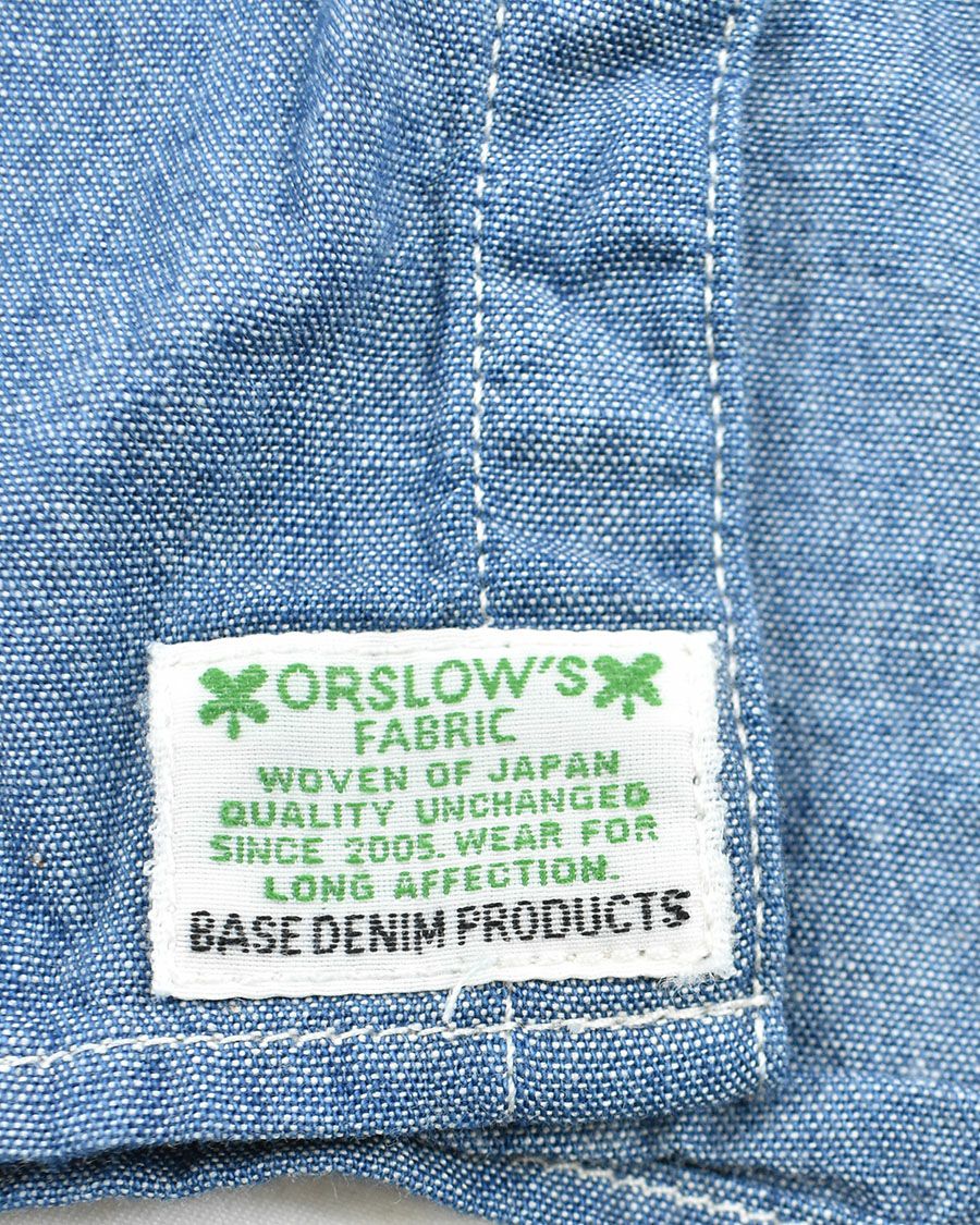 orslow リラックスフィットシャンブレーワークシャツ | FRENCH Bleu .rooms
