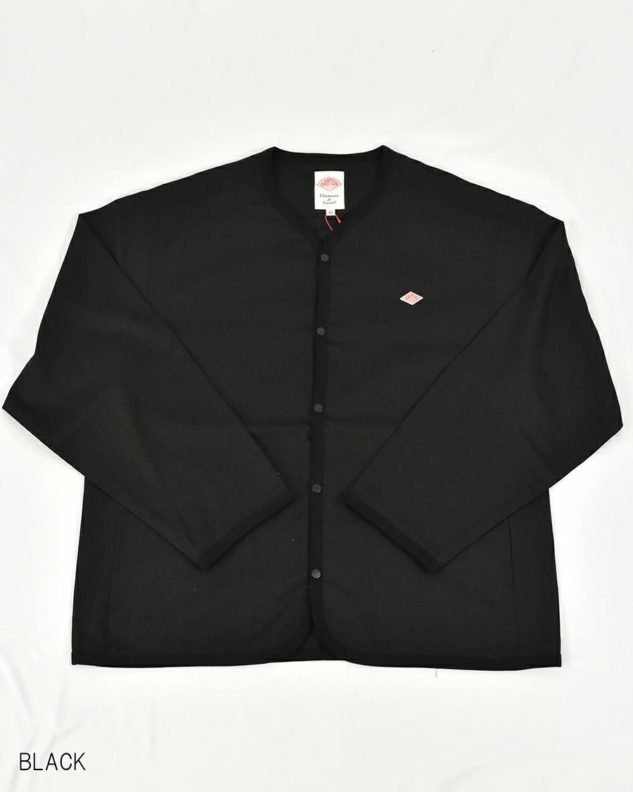 DANTON リネンポリエステルクロスシャツカーディガン MENS | FRENCH