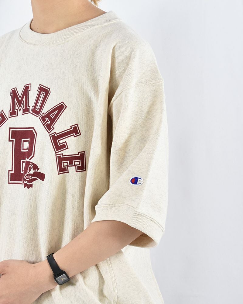 Champion リバースウィーブショートスリーブクルーネックスウェット Champion リバースウィーブショートスリーブクルーネックスウェット