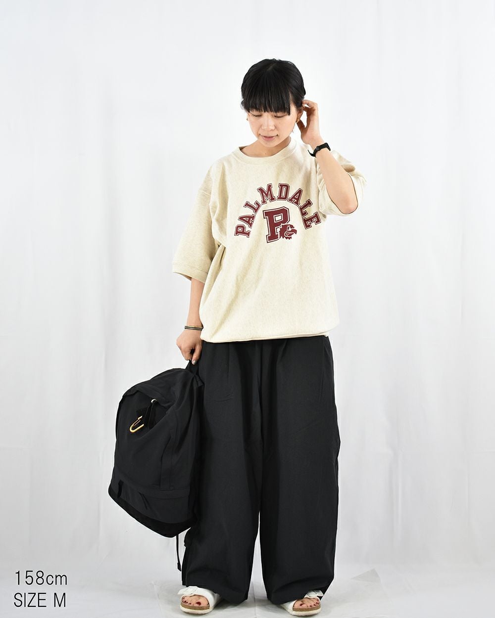 Champion リバースウィーブショートスリーブクルーネックスウェット