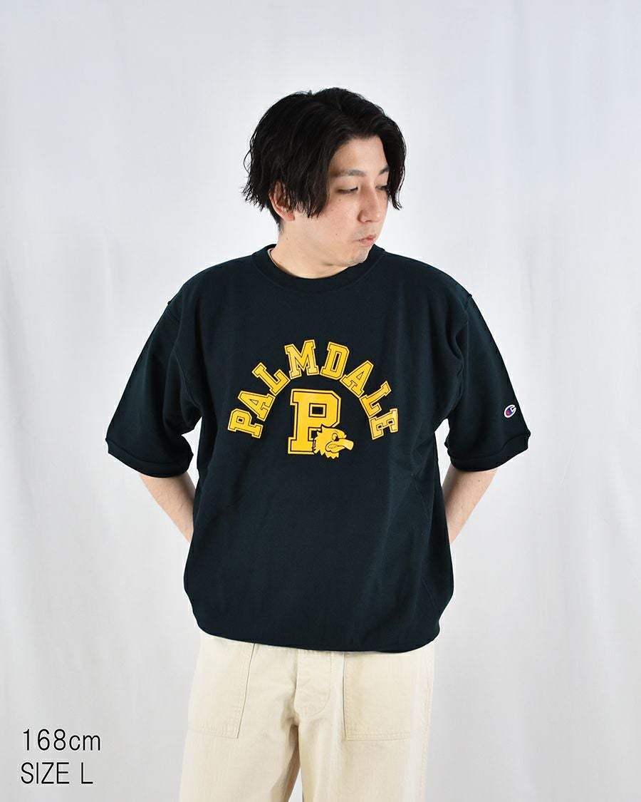 Champion リバースウィーブショートスリーブクルーネックスウェット