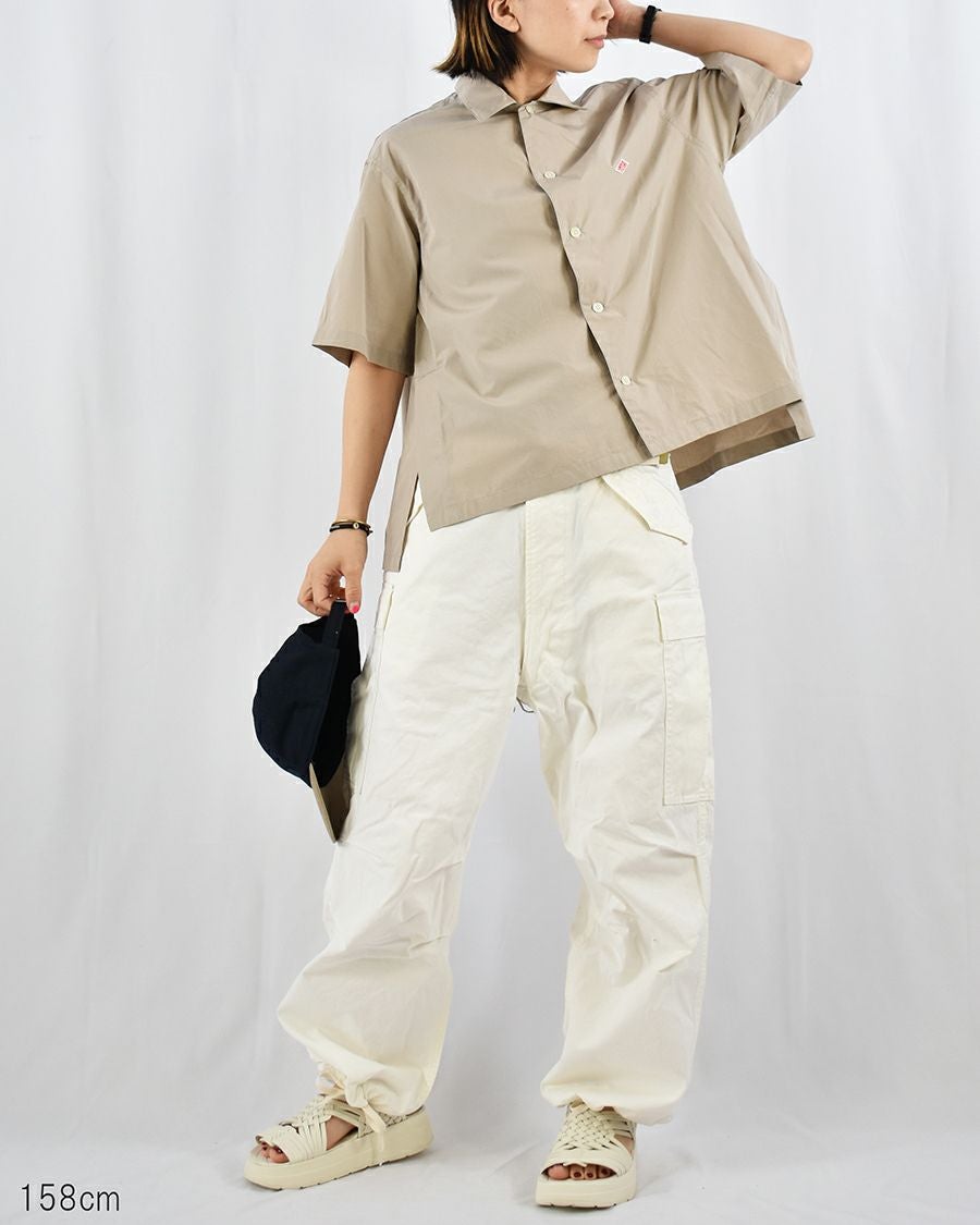 DANTON コットンツイルヘンリーネックプルオーバー | FRENCH Bleu .rooms