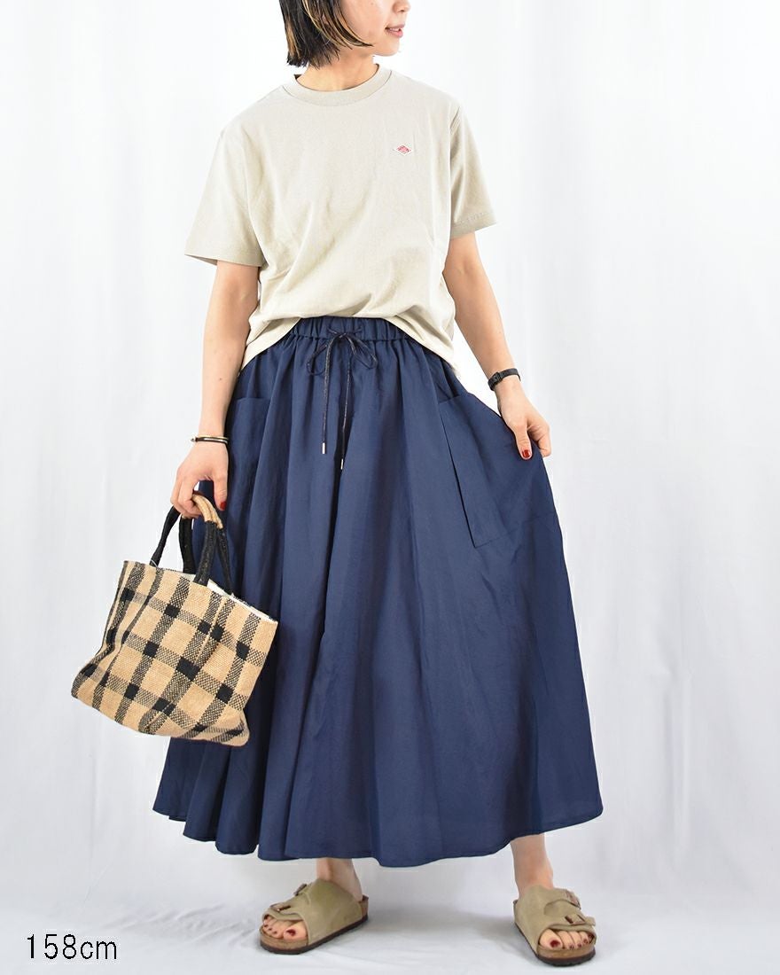 Sarahwear コットンリネンダンプサロペットジャンパースカート