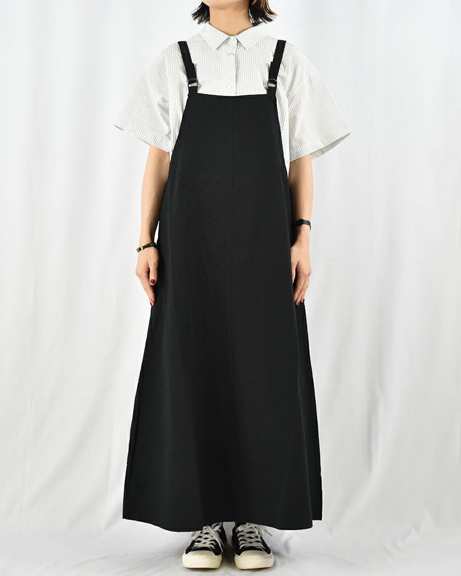 Sarahwear コットンリネンダンプサロペットジャンパースカート Sarahwear コットンリネンダンプサロペットジャンパースカート