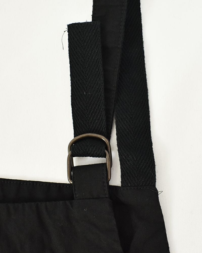 Sarahwear コットンリネンダンプサロペットジャンパースカート