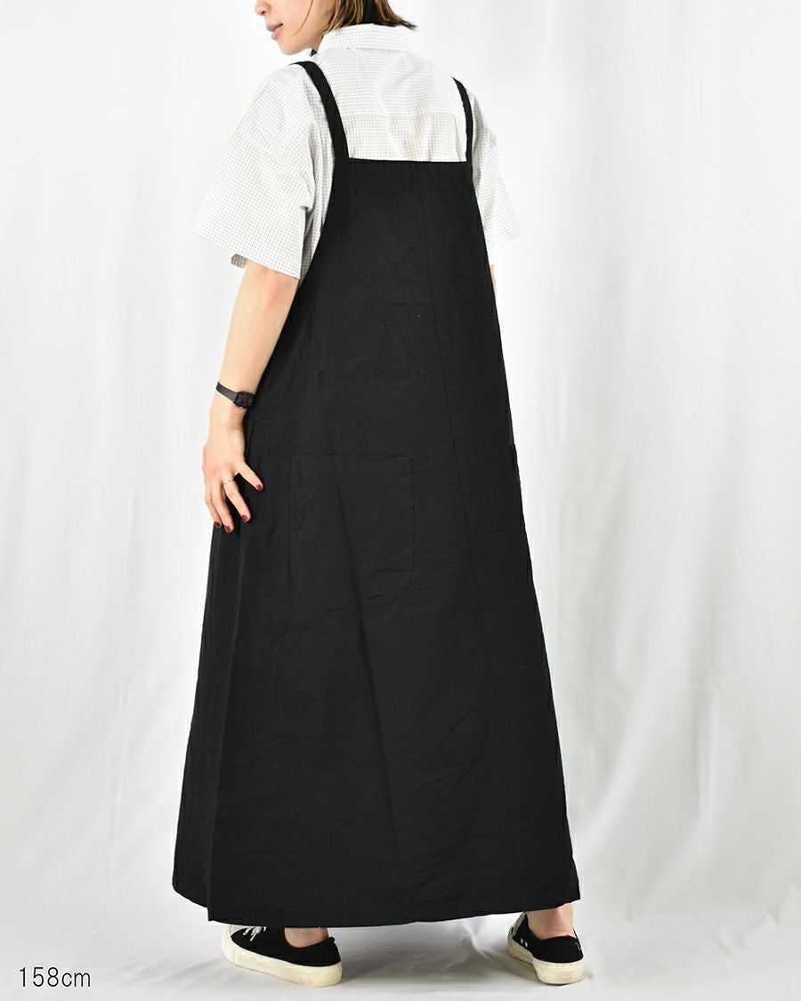Sarahwear コットンリネンダンプサロペットジャンパースカート Sarahwear コットンリネンダンプサロペットジャンパースカート