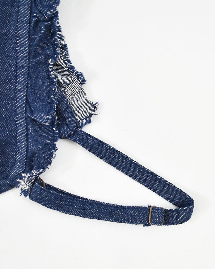 Gauze# gauze# ガーゼ フレンチブリュ デニムキャミソール Gauze# ライトデニムカシュクールキャミソール | FRENCH Bleu .rooms