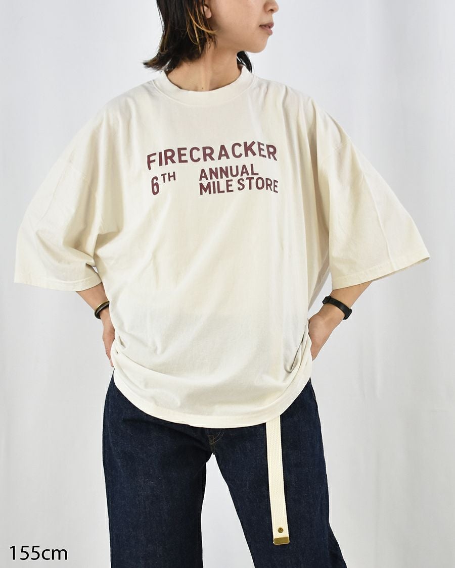 merci プリントTシャツ　フレンチブリュ 犬ロゴがかわいい！半袖MERCIロゴTシャツ[品番：FI000007682]｜futier