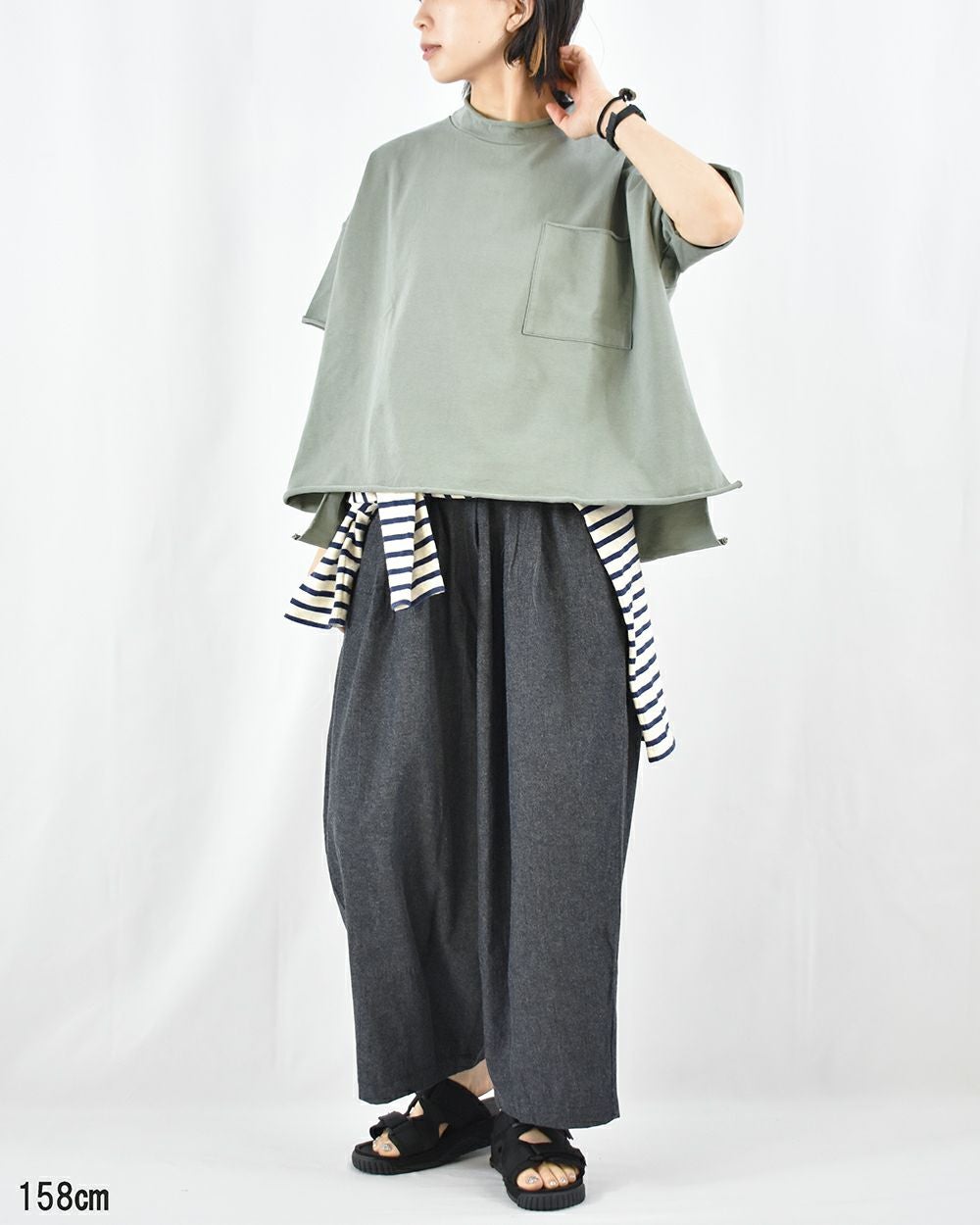 merci カットオフポケットプルオーバー | FRENCH Bleu .rooms