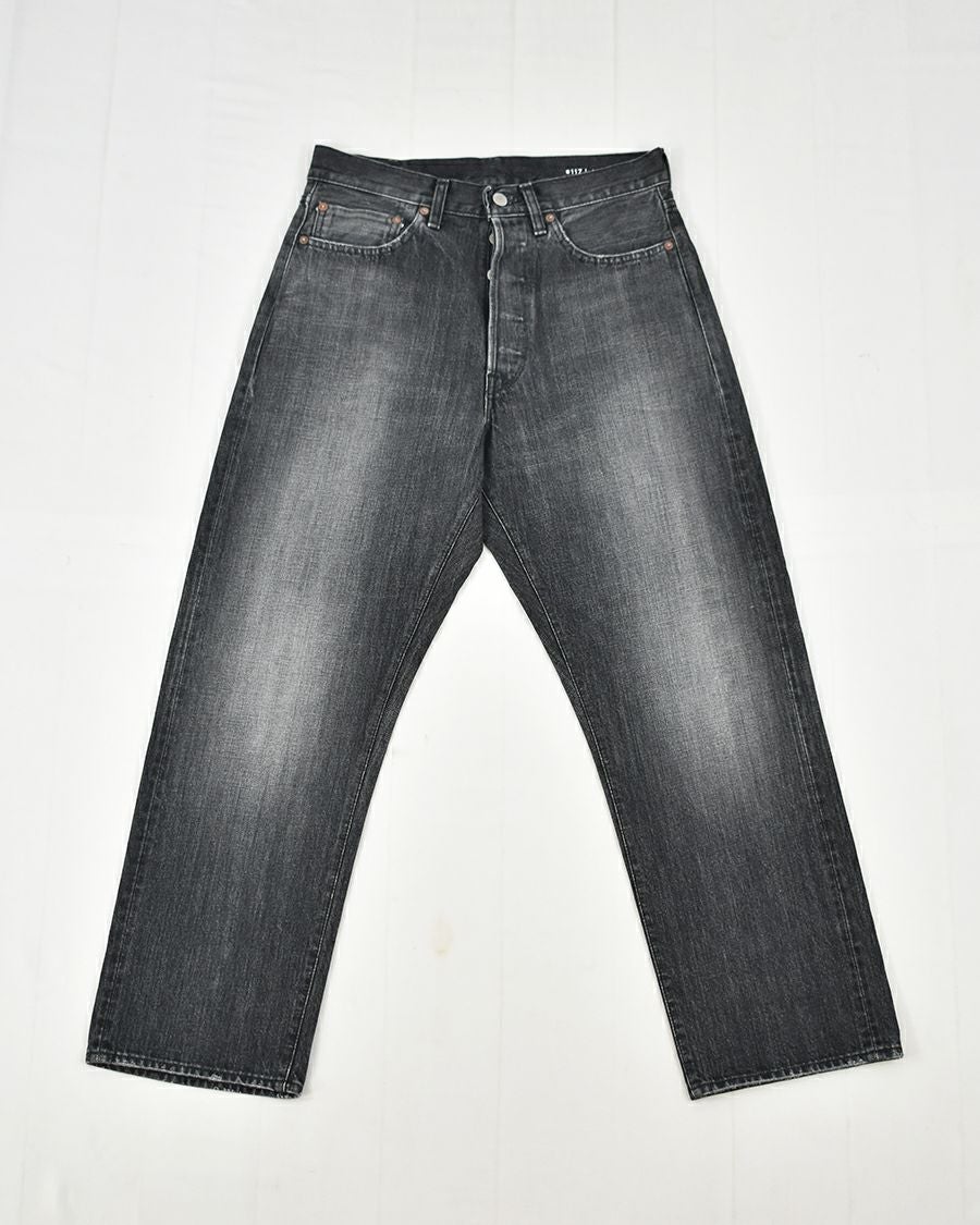 ORDINARY FITSブラックデニム【サイズ30】 ORDINARY FITS タイプルーズ BLACK USED | FRENCH Bleu .rooms