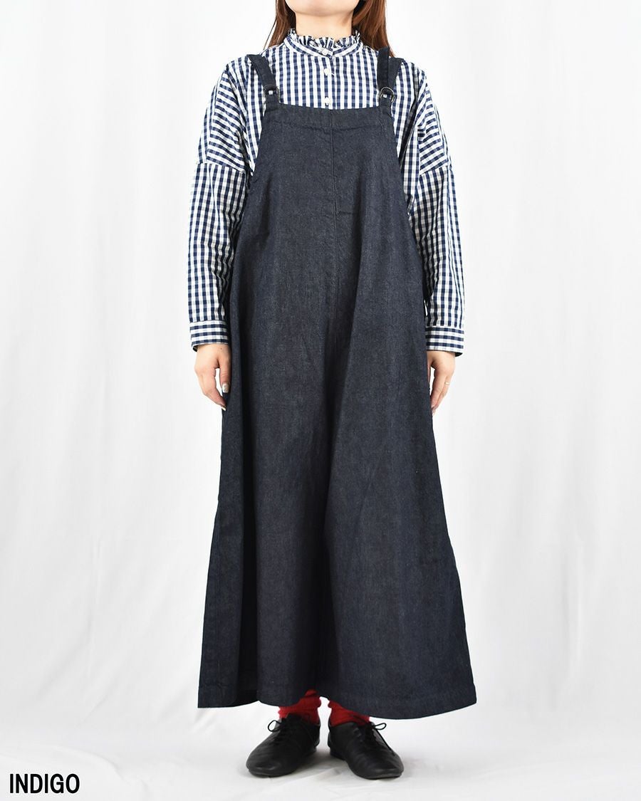 Sarahwear インディゴデニムサロペット | FRENCH Bleu .rooms