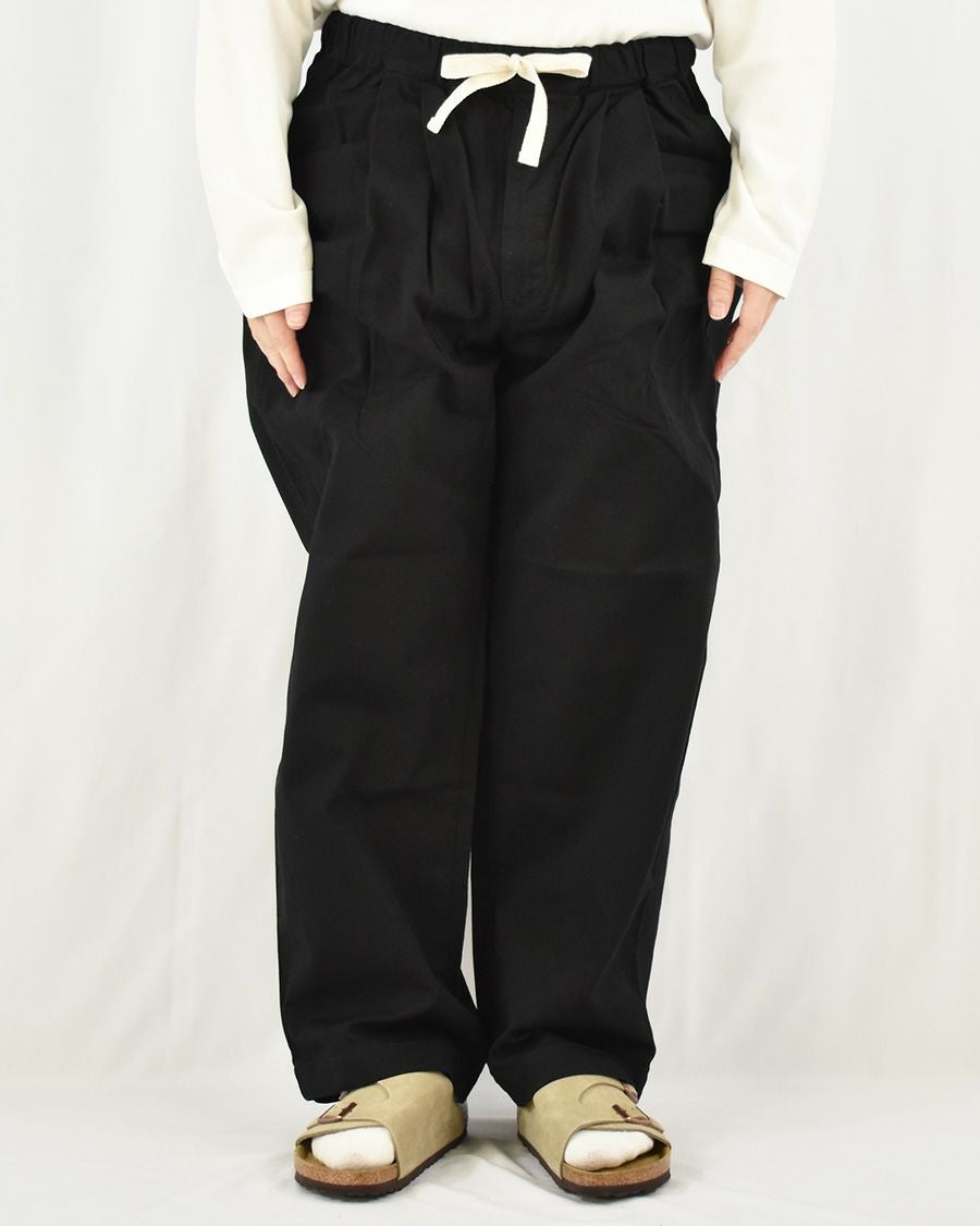 DANTON ルーズチノタックパンツ MENS | FRENCH Bleu .rooms
