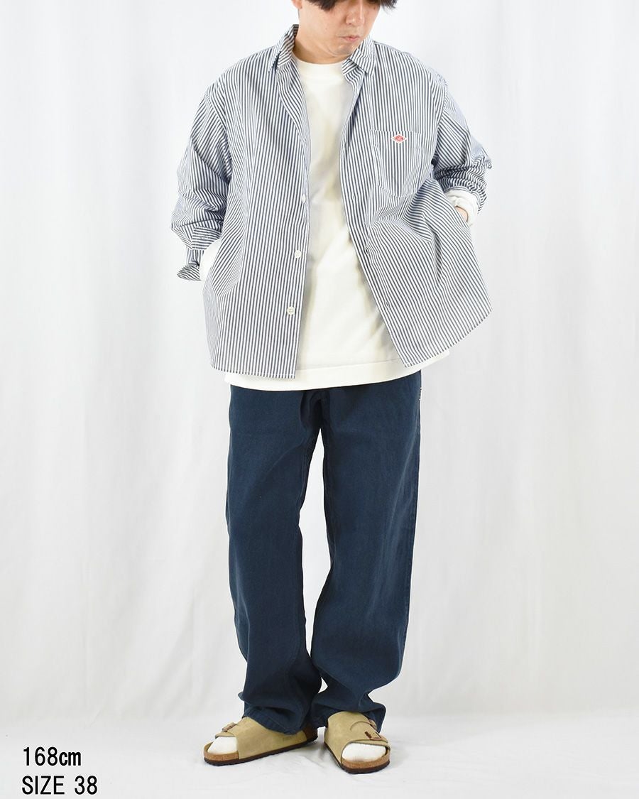 DANTON TCボイルポプリンワークシャツ MENS | FRENCH Bleu .rooms