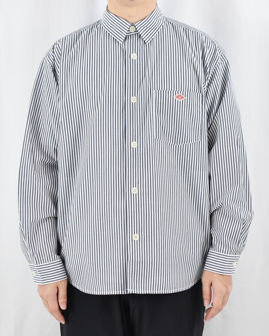 DANTON TCボイルポプリンワークシャツ MENS | FRENCH Bleu .rooms