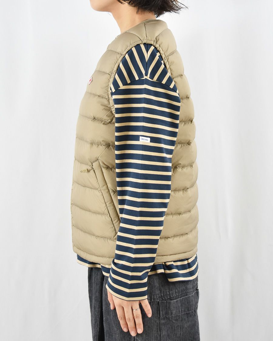 DANTON クルーネック インナーダウンベスト 36 ◇DANTON(ダントン) INNNER DOWN CREWNECK VEST インナーダウン クルー
