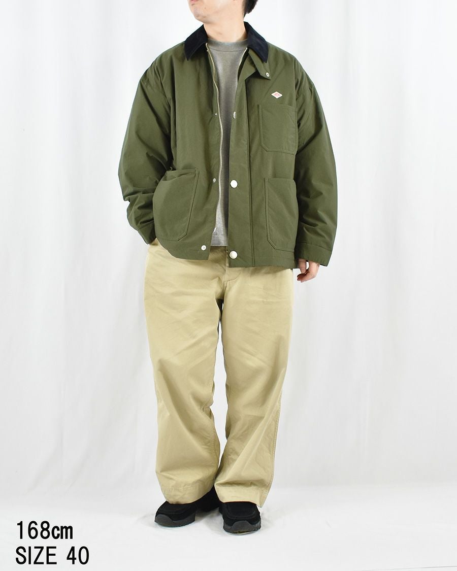 DANTON ナイロンタフタカバーオールジャケット MENS | FRENCH Bleu .rooms