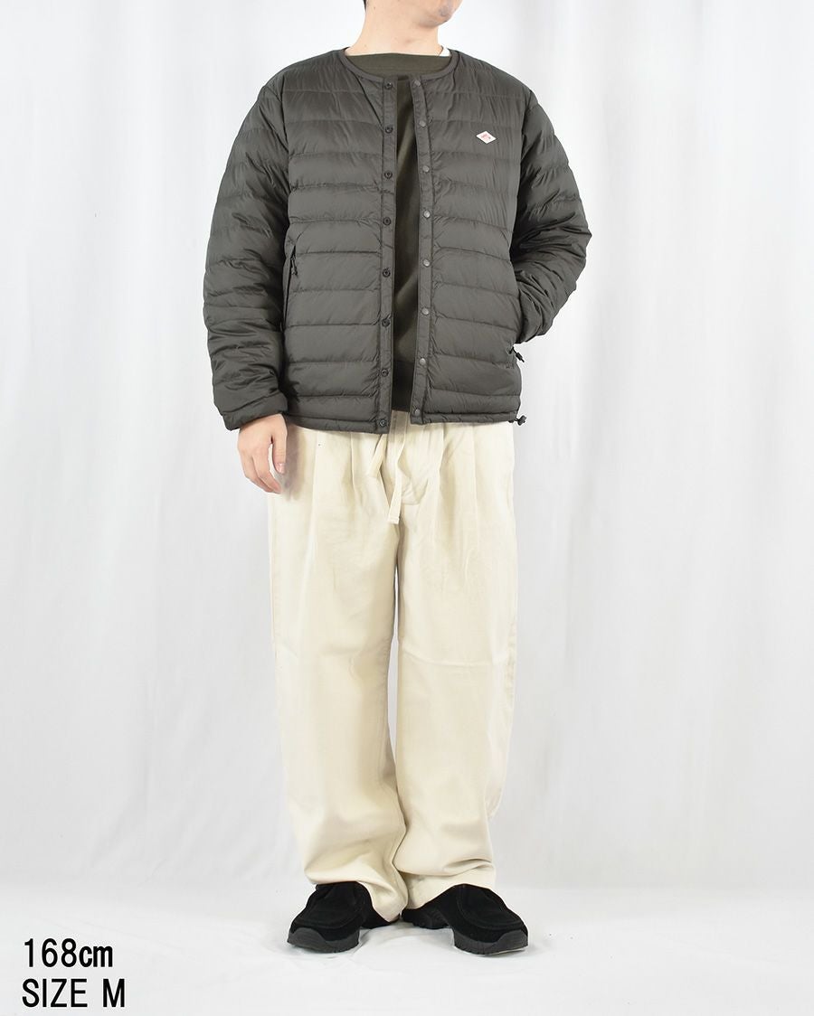 DANTON インナーダウンクルーネックジャケット MENS | FRENCH Bleu .rooms