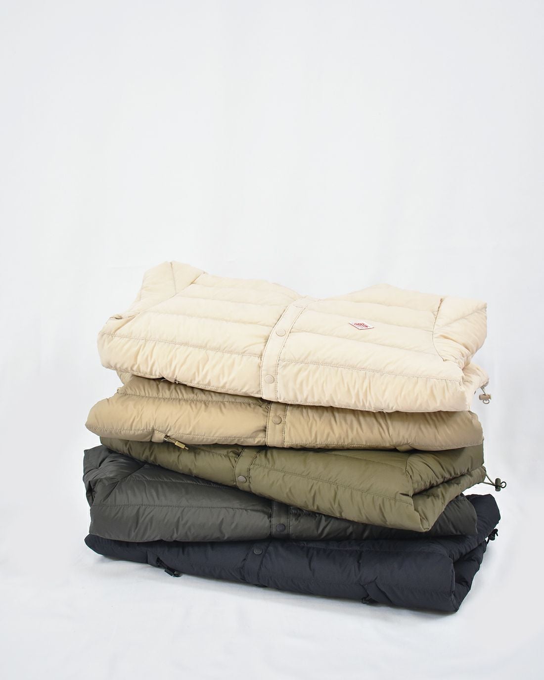 DANTON ウールライトパイルノーカラージャケット | FRENCH Bleu .rooms