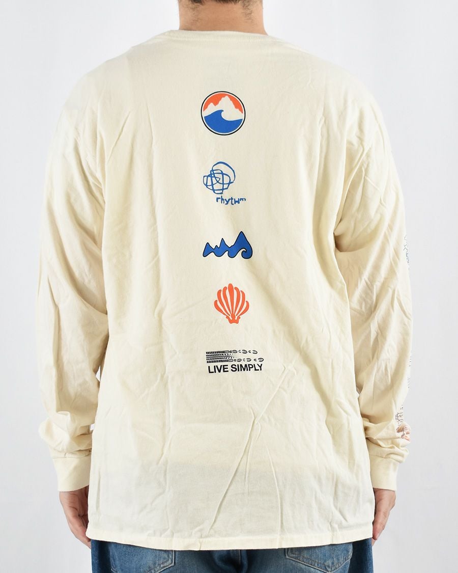 Patagonia メンズロングスリーブ ロングウェイ ラウンドオーガニックT