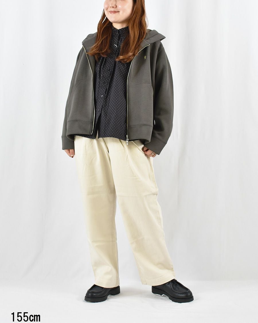 Gymphlex ダンボールニットジップフーデッドジャケット | FRENCH Bleu