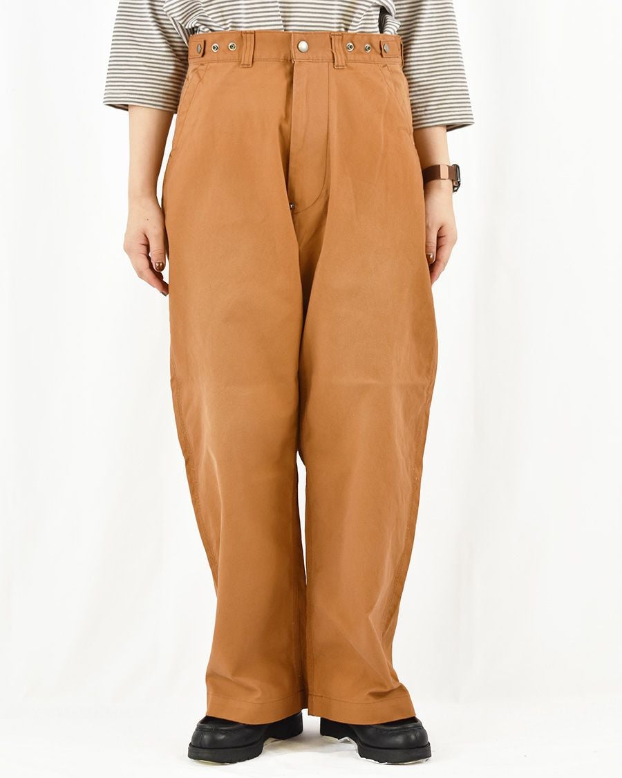 Ordinary fits 24AW ジェームスフレンチパンツ ブラウン ORDINARY FITS ベルパンツ | FRENCH Bleu .rooms