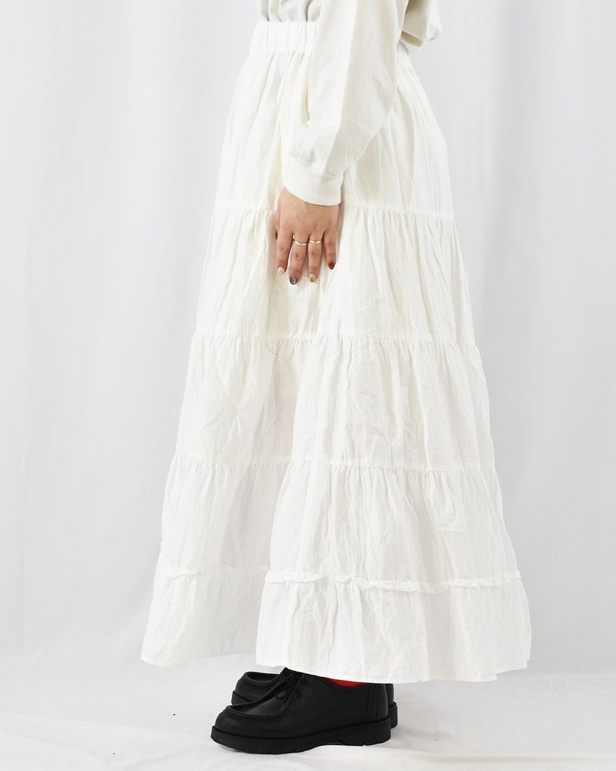 STAFF別注】Gauze#×Bleu ティアードスカート | FRENCH Bleu .rooms
