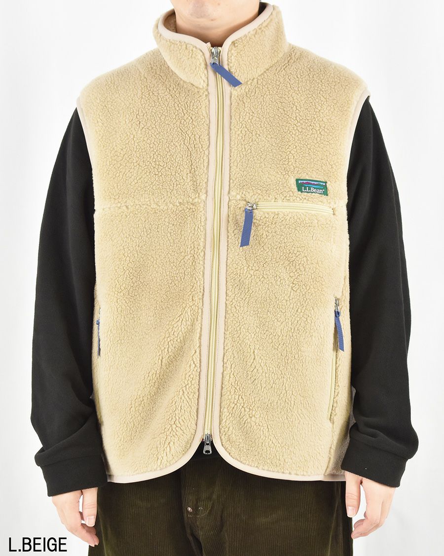 L.L.Bean トップシャムボアフリースベスト MENS | FRENCH Bleu .rooms