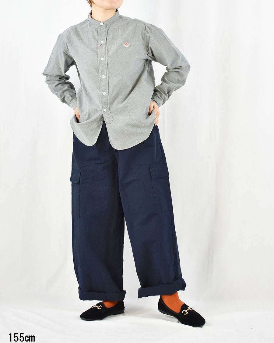 DANTON ウールライトパイルノーカラージャケット | FRENCH Bleu .rooms