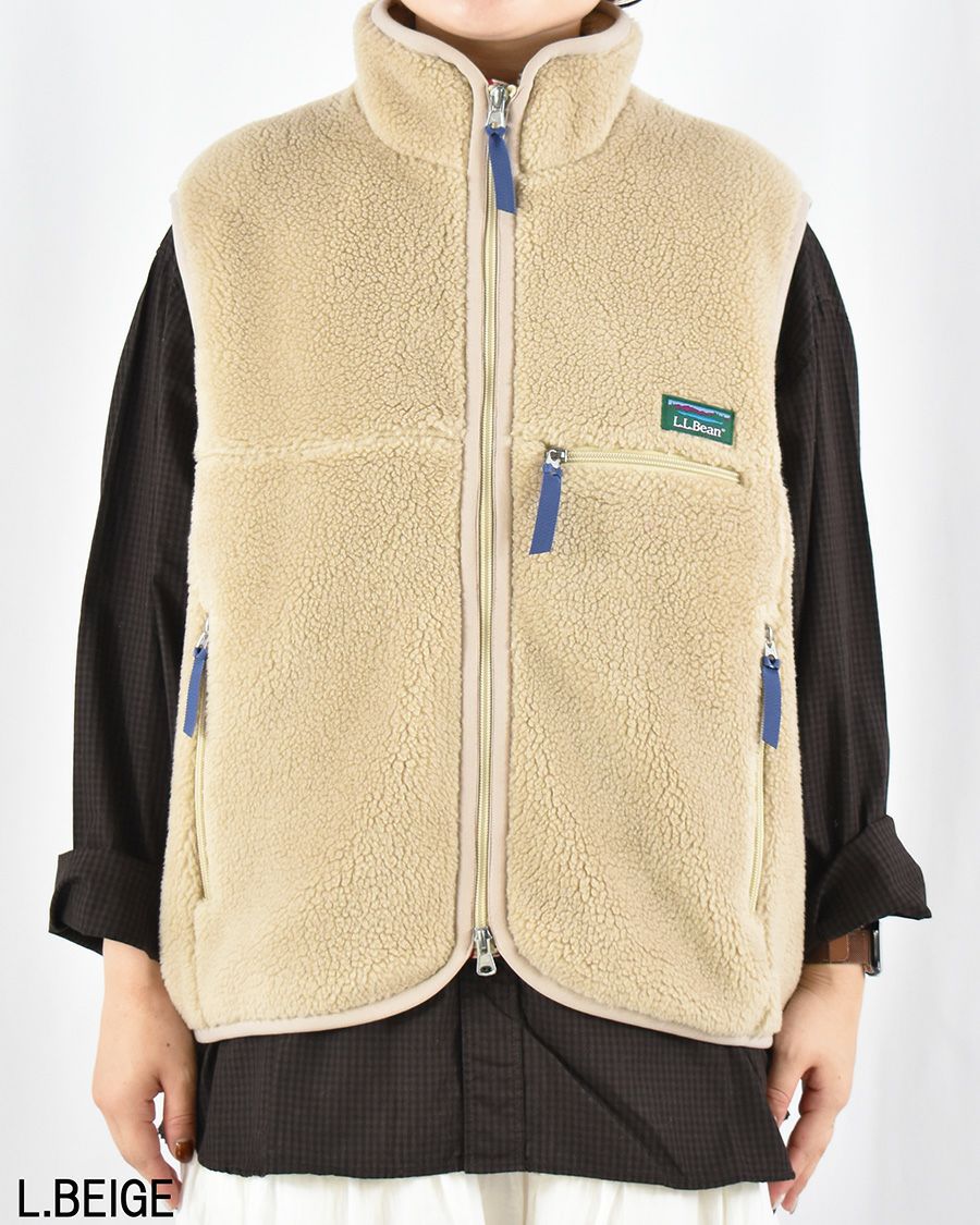 L.L.Bean トップシャムボアフリースベスト | FRENCH Bleu .rooms