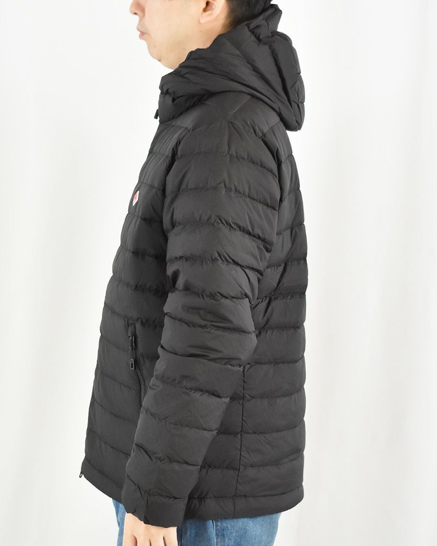 DANTON ブラックダウンジャケット フード付き ◇DANTON(ダントン)HOODED JACKET フーデッドジャケット 撥水ダウン