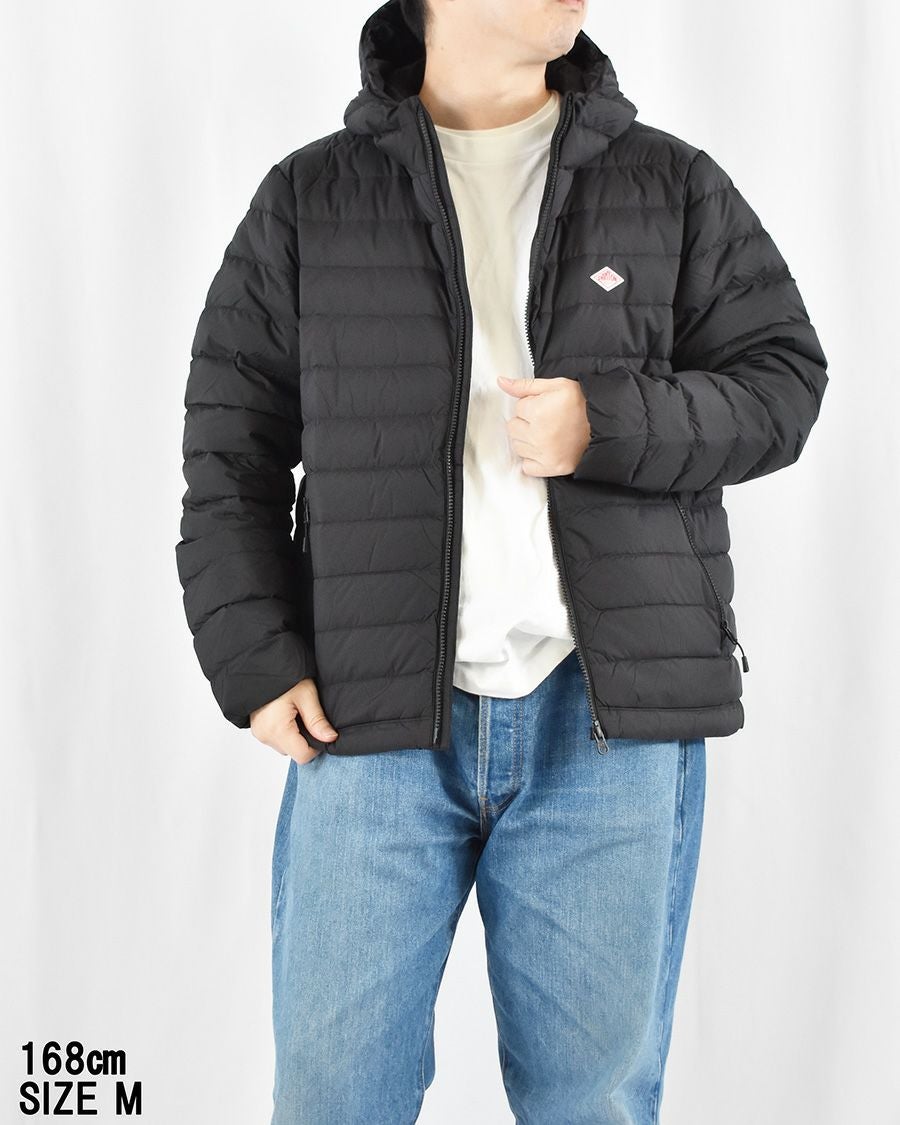 DANTON ミドルダウンフード付きジャケット MENS | FRENCH Bleu .rooms