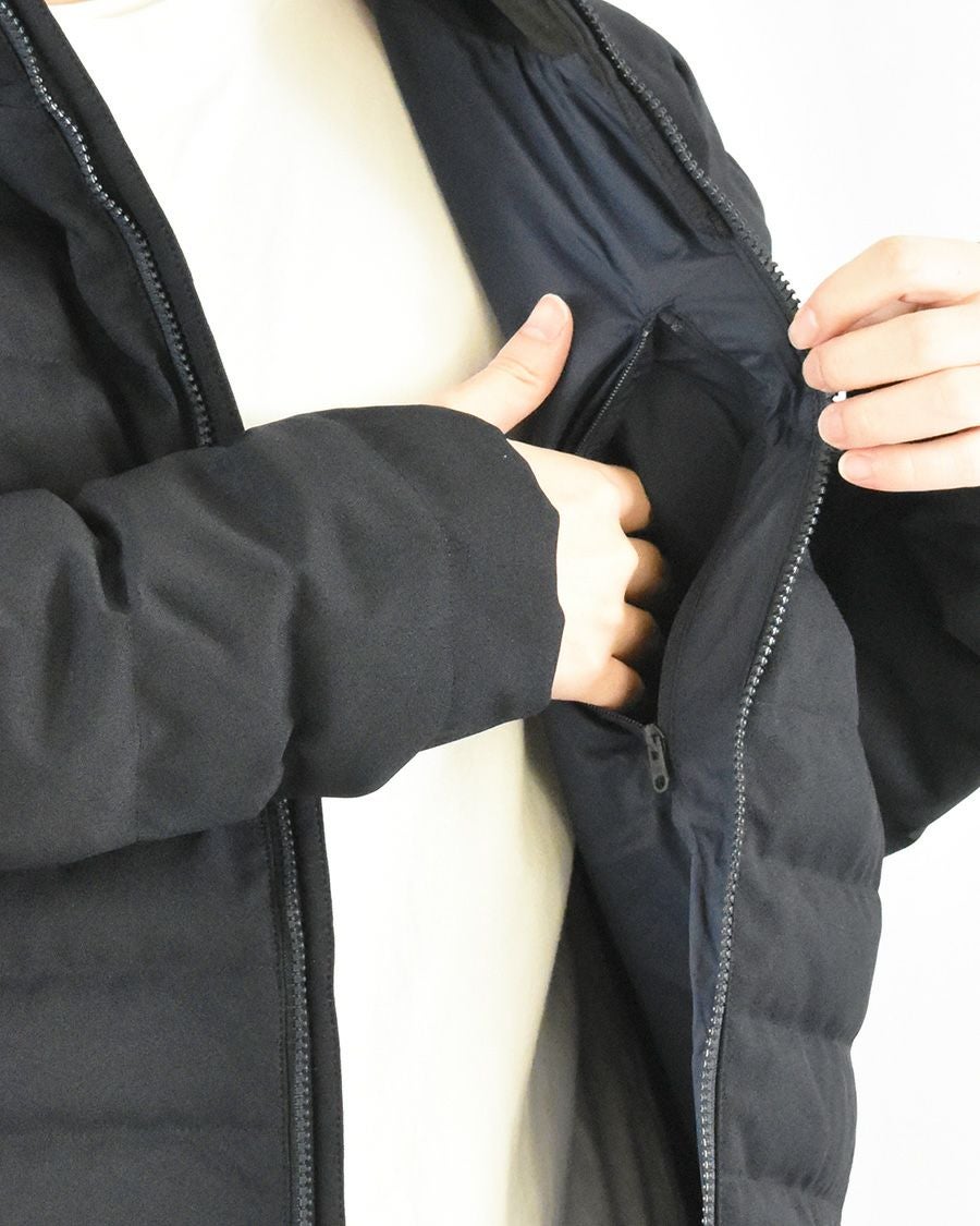 DANTON ウールライクミドルダウンフード付きジャケット MENS | FRENCH