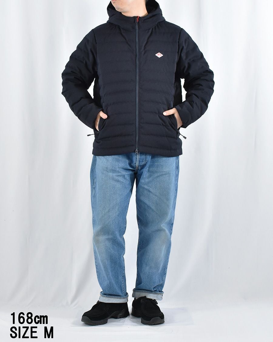 DANTON ウールライクミドルダウンフード付きジャケット MENS | FRENCH