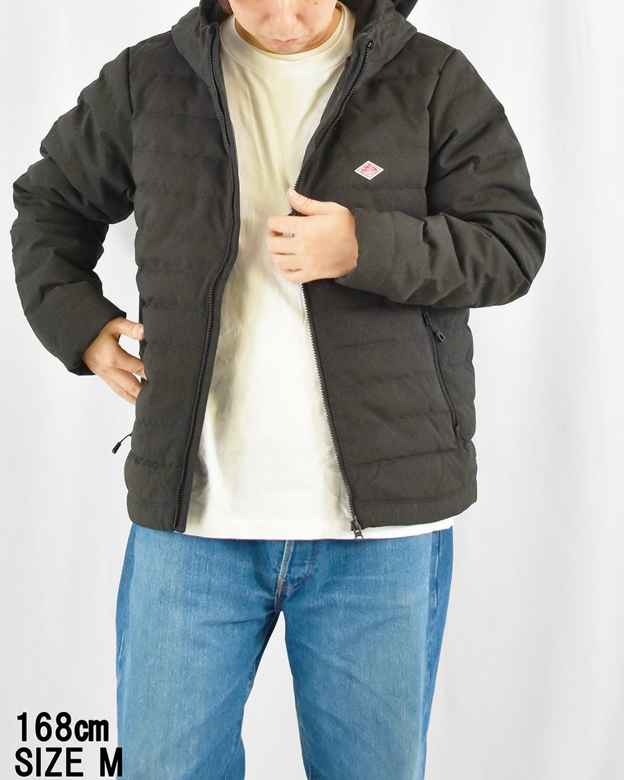 DANTON ウールライクミドルダウンフード付きジャケット MENS | FRENCH