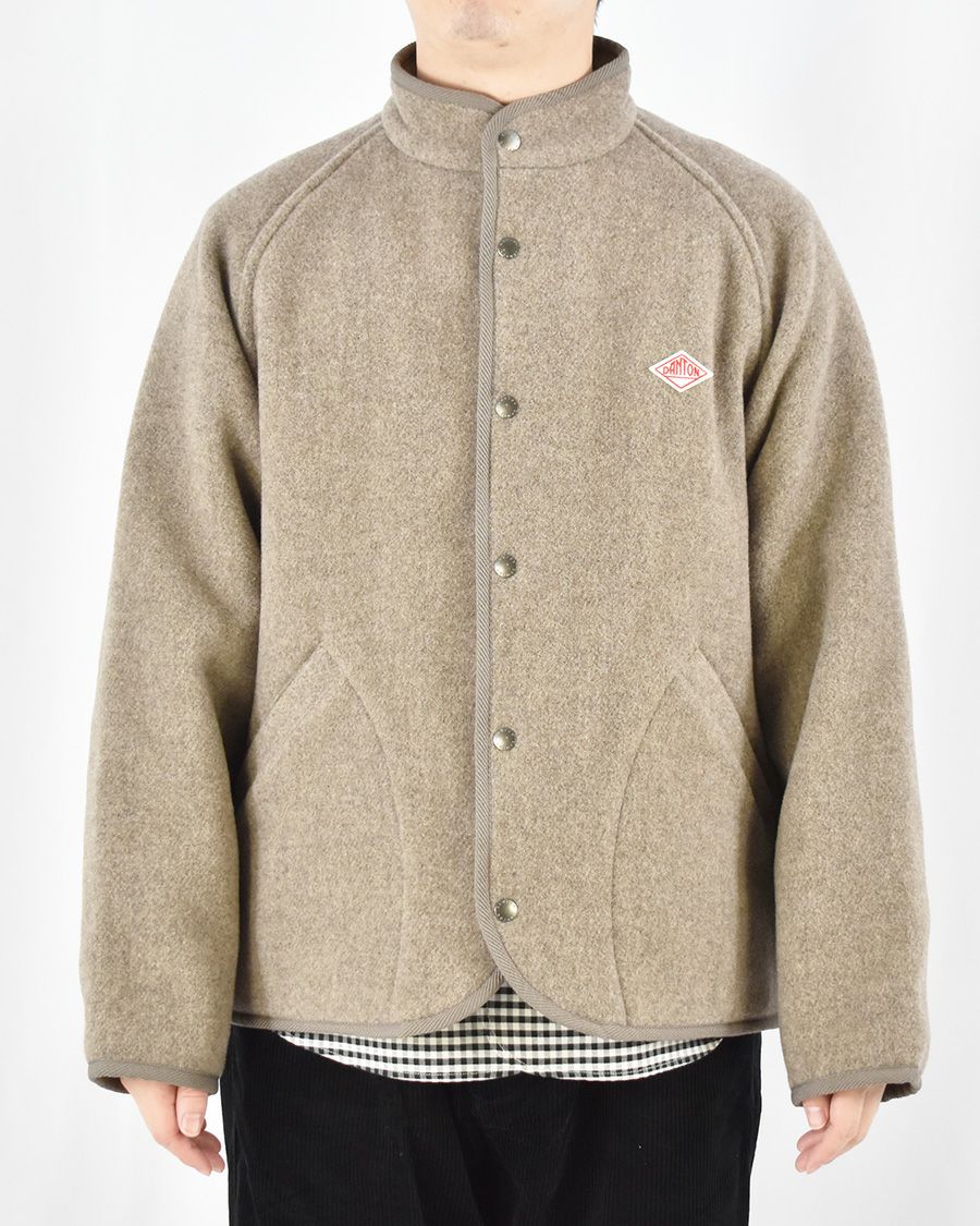 DANTON ウールライトパイル スタンドカラージャケット DANTON ウールライトパイルスタンドカラージャケット MENS | FRENCH