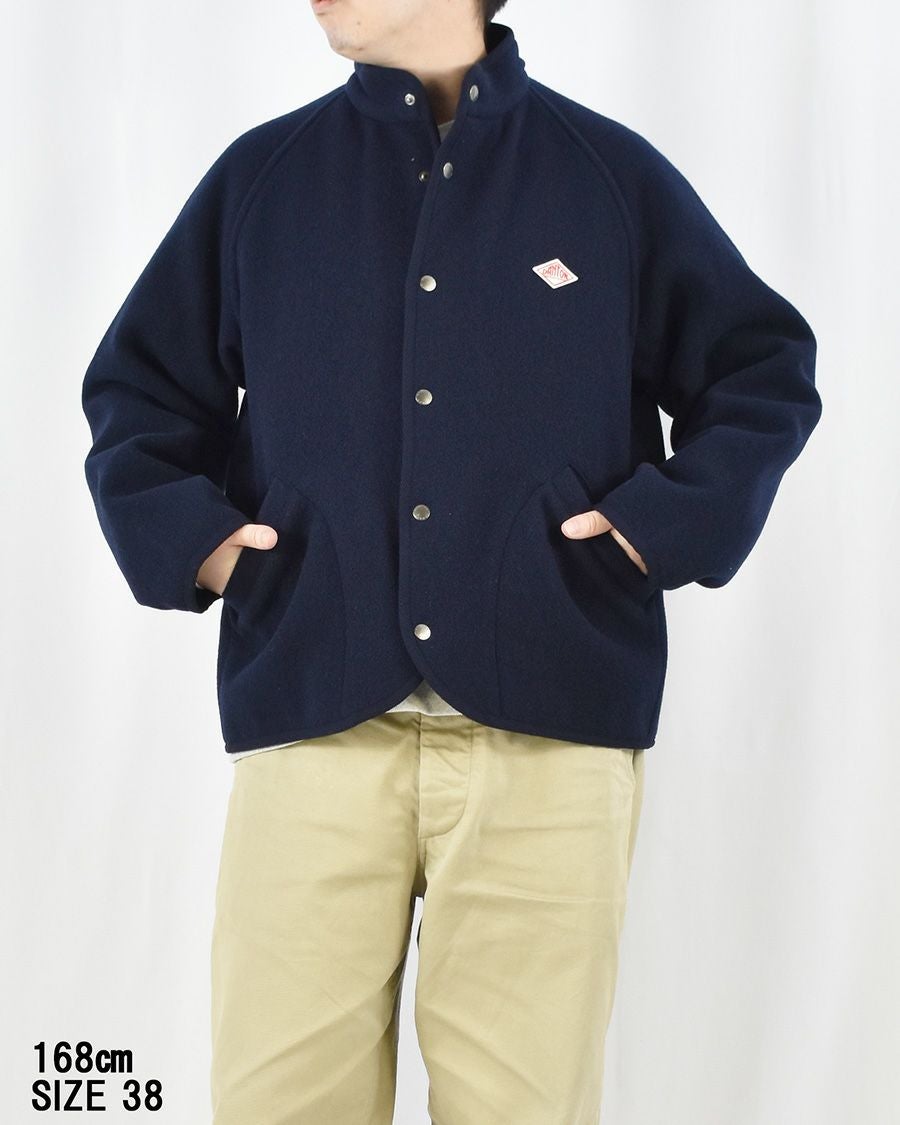 DANTON ウールライトパイルスタンドカラージャケット MENS | FRENCH