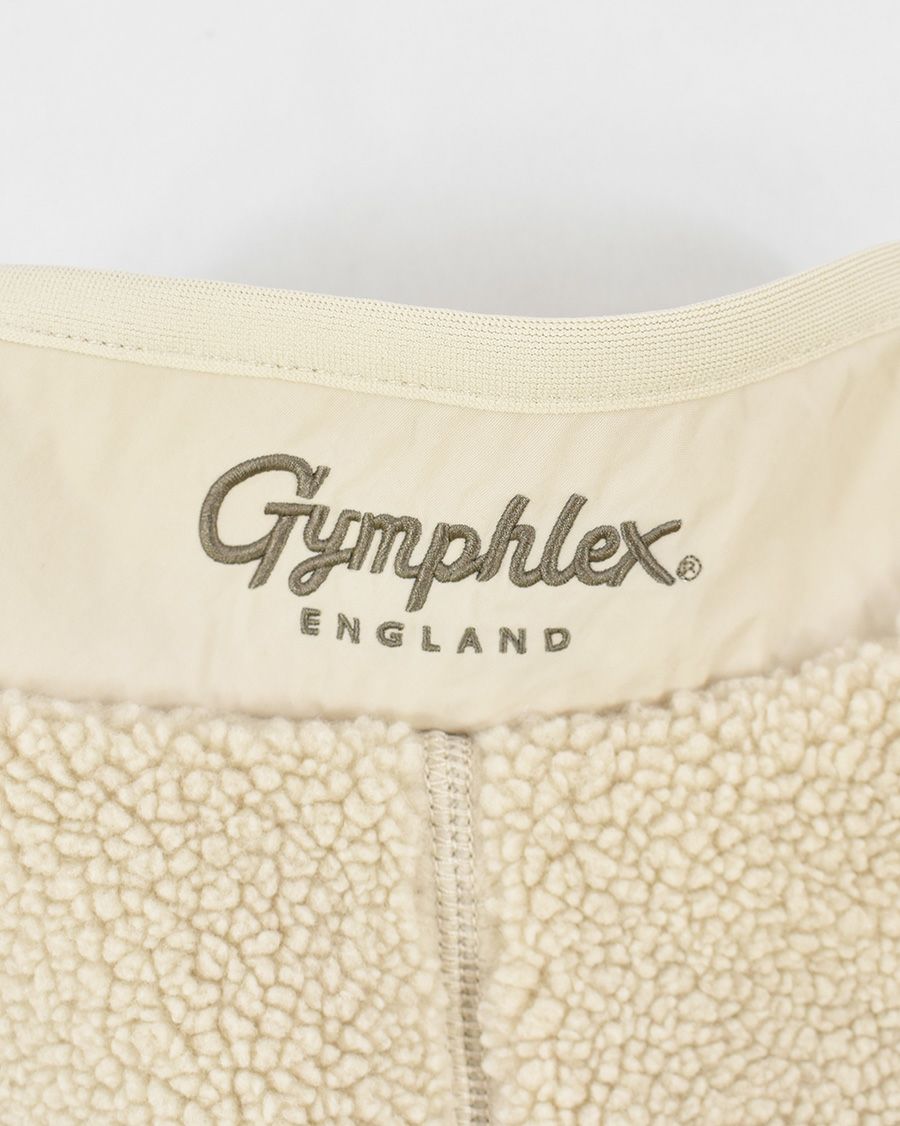 Gymphlex コージーライトボアブルゾン | FRENCH Bleu .rooms
