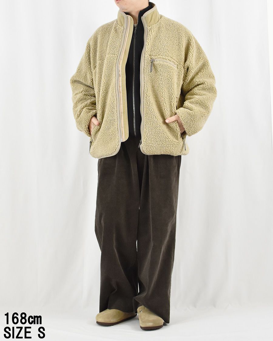 Gymphlex コージーライトボアブルゾン MENS | FRENCH Bleu .rooms
